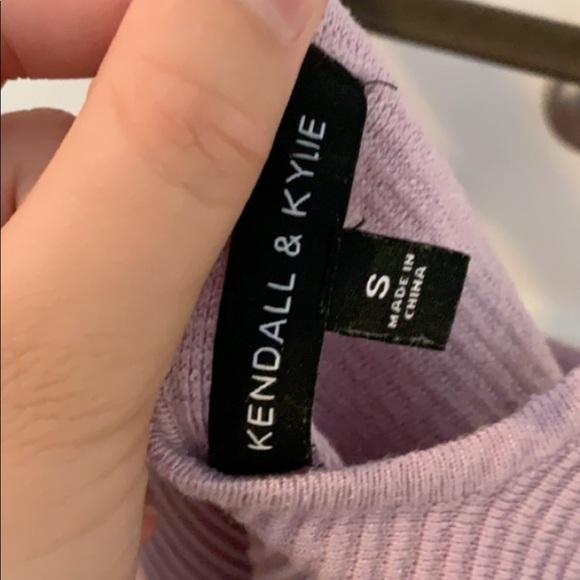 Lavender Ribbed Cropped Tank Top - Picture 4 of 4